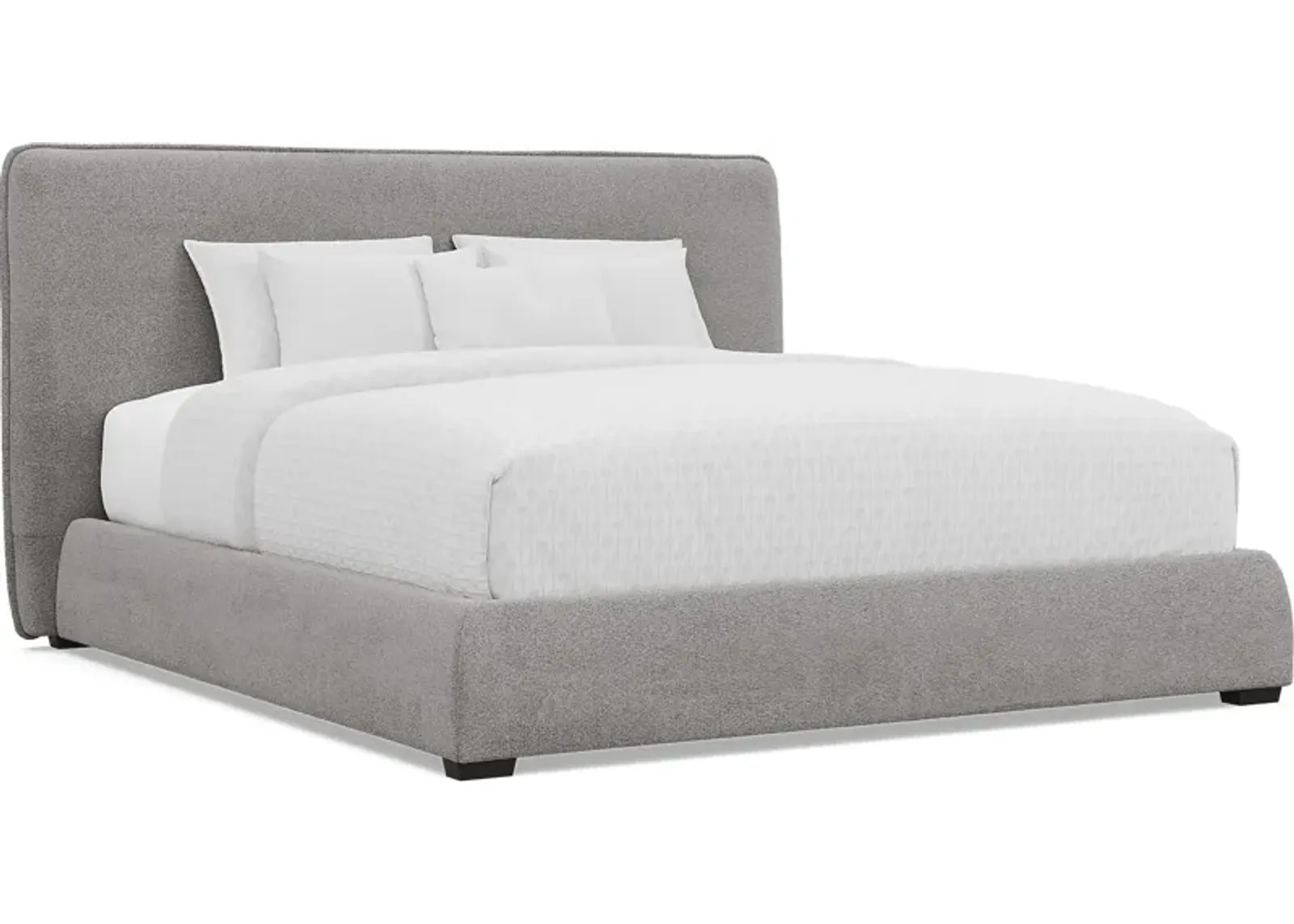 Jennings Gray 3 Pc King Upholstered Bed