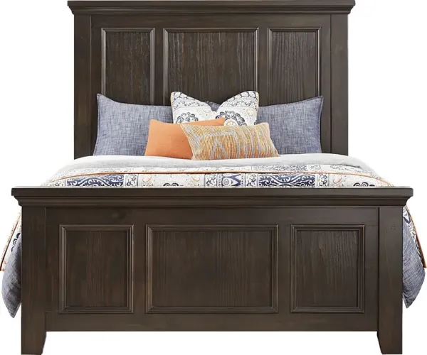Canyon River Java 3 Pc King Panel Bed