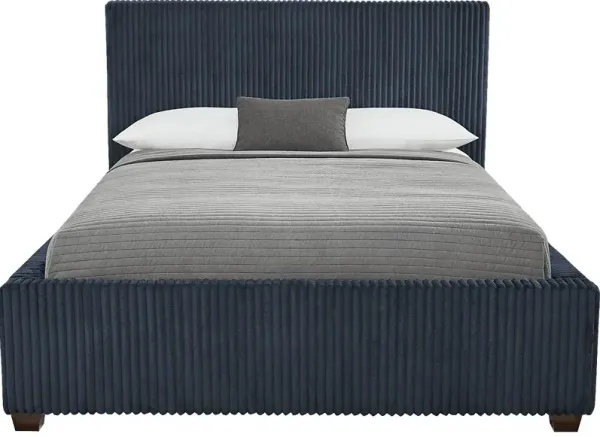 Allure Midnight 3 Pc King Upholstered Bed