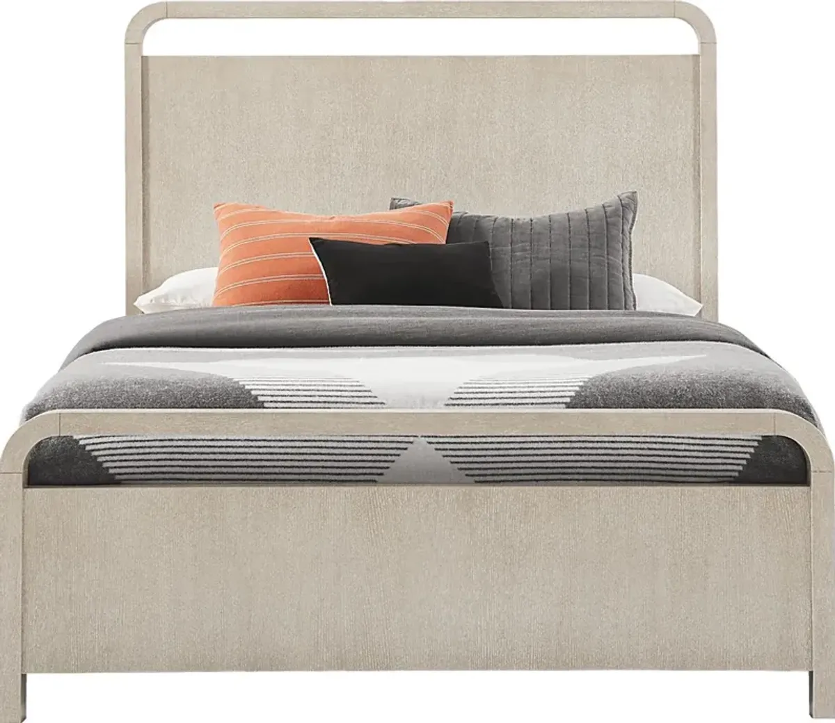 Canyon Light Gray 3 Pc King Panel Bed
