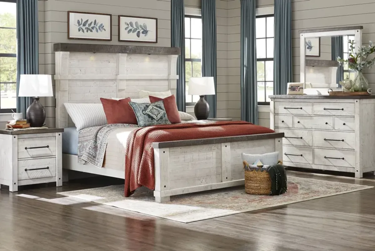 Bretten Crossing White 7 Pc King Bedroom
