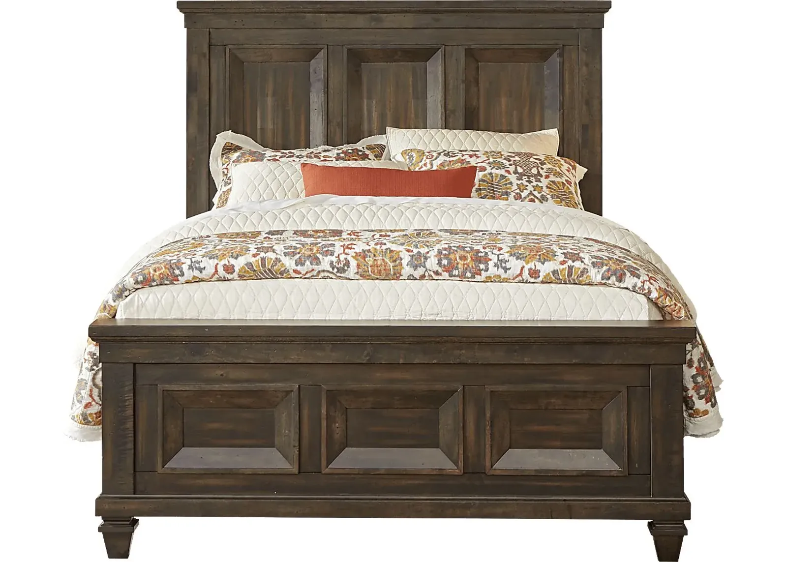 Abbeywood Brown 3 Pc King Panel Bed