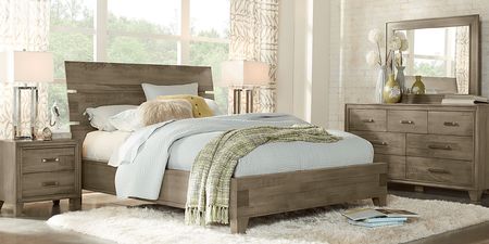 Crestwood Creek Gray 3 Pc King Panel Bed