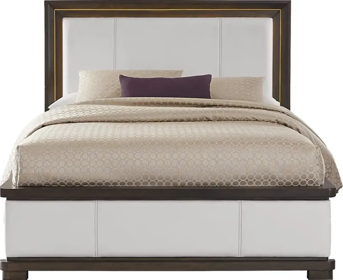 Elko Falls White 3 Pc King Panel Bed