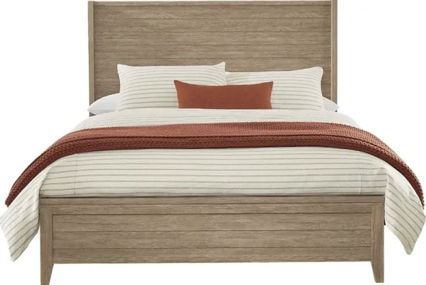 Ellenbrook Brown 3 Pc King Panel Bed