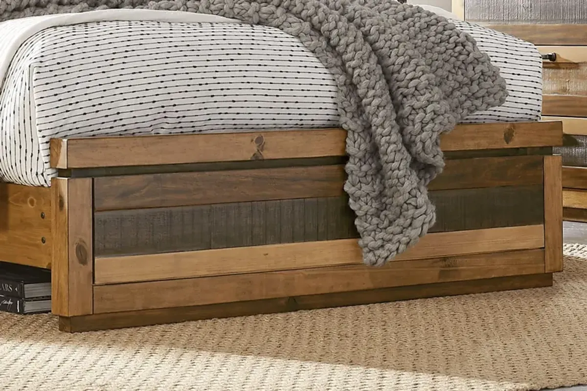 Westover Hills Brown 3 Pc King Panel Bed