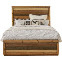 Westover Hills Brown 3 Pc King Panel Bed