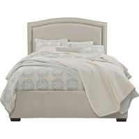 Loden Beige 3 Pc King Upholstered Bed