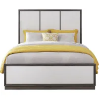 Everson Gray 3 Pc King Panel Bed