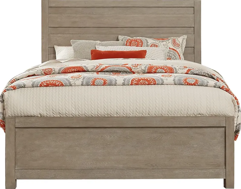 Barringer Place Gray 3 Pc King Panel Bed