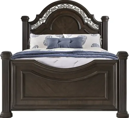 Gallagher Avenue Brown King Panel Bed