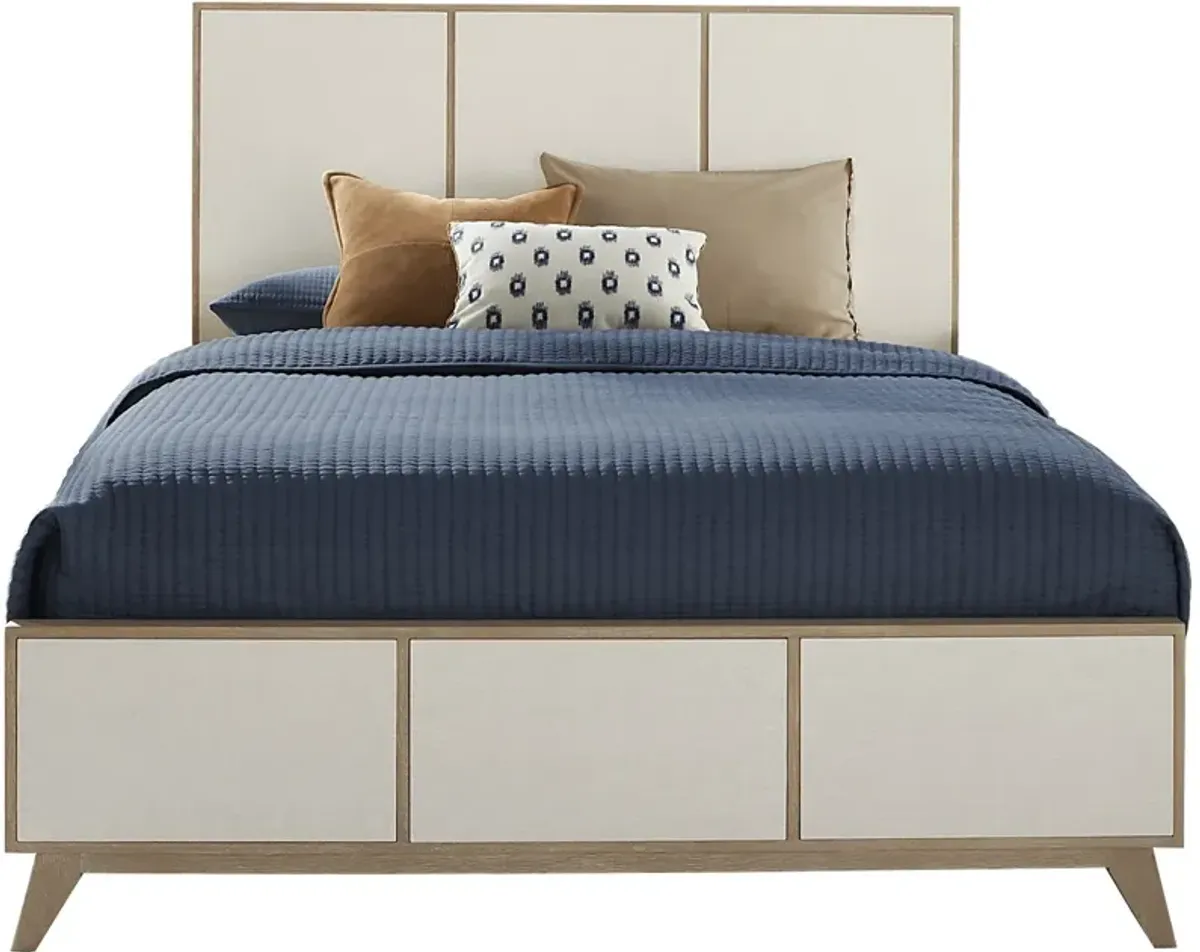 Biscayne Natural 3 Pc King Panel Bed