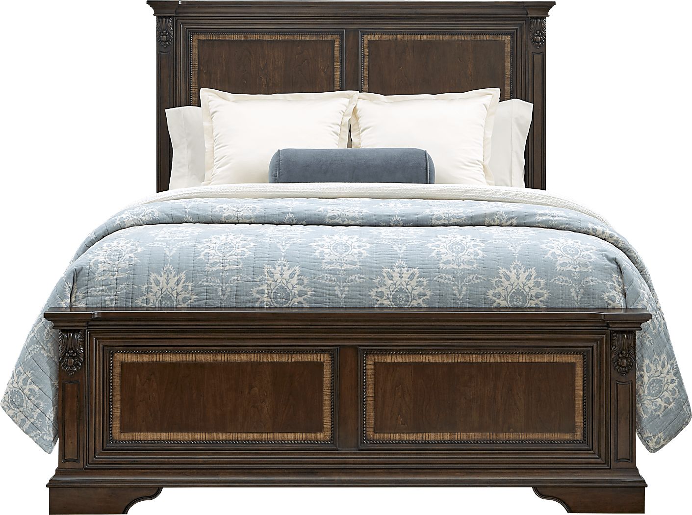 Fuller Brown Cherry 3 Pc King Panel Bed