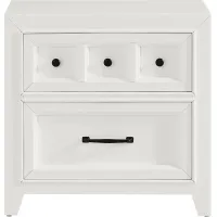 Owings Mill White Nightstand
