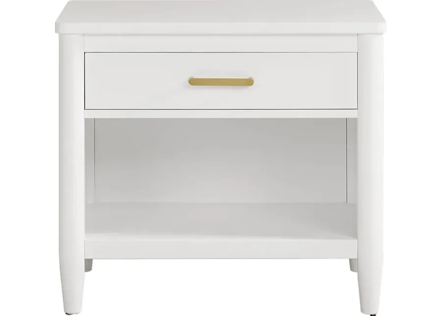 Modern Villa White Nightstand