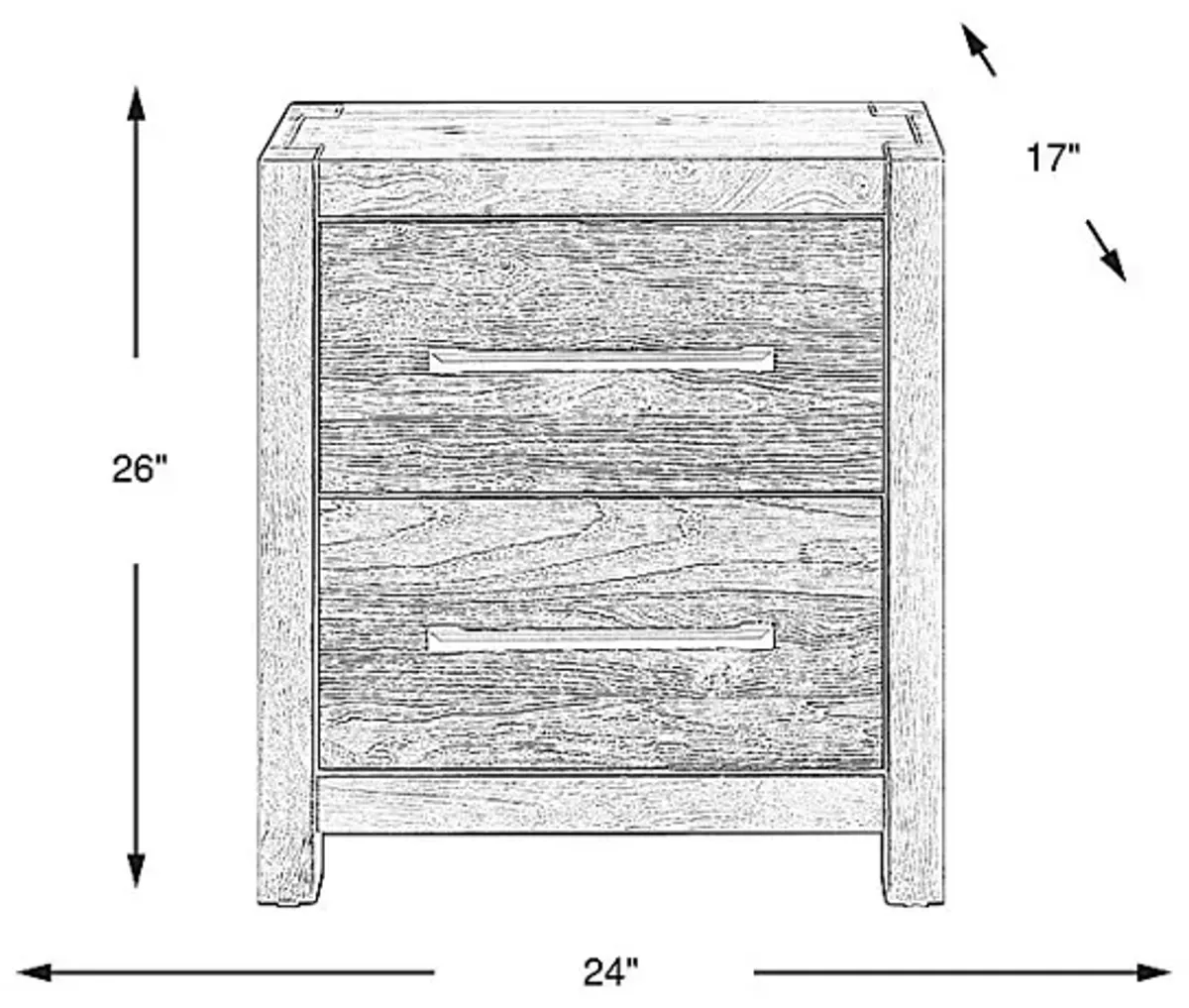 Ithaca Natural Nightstand