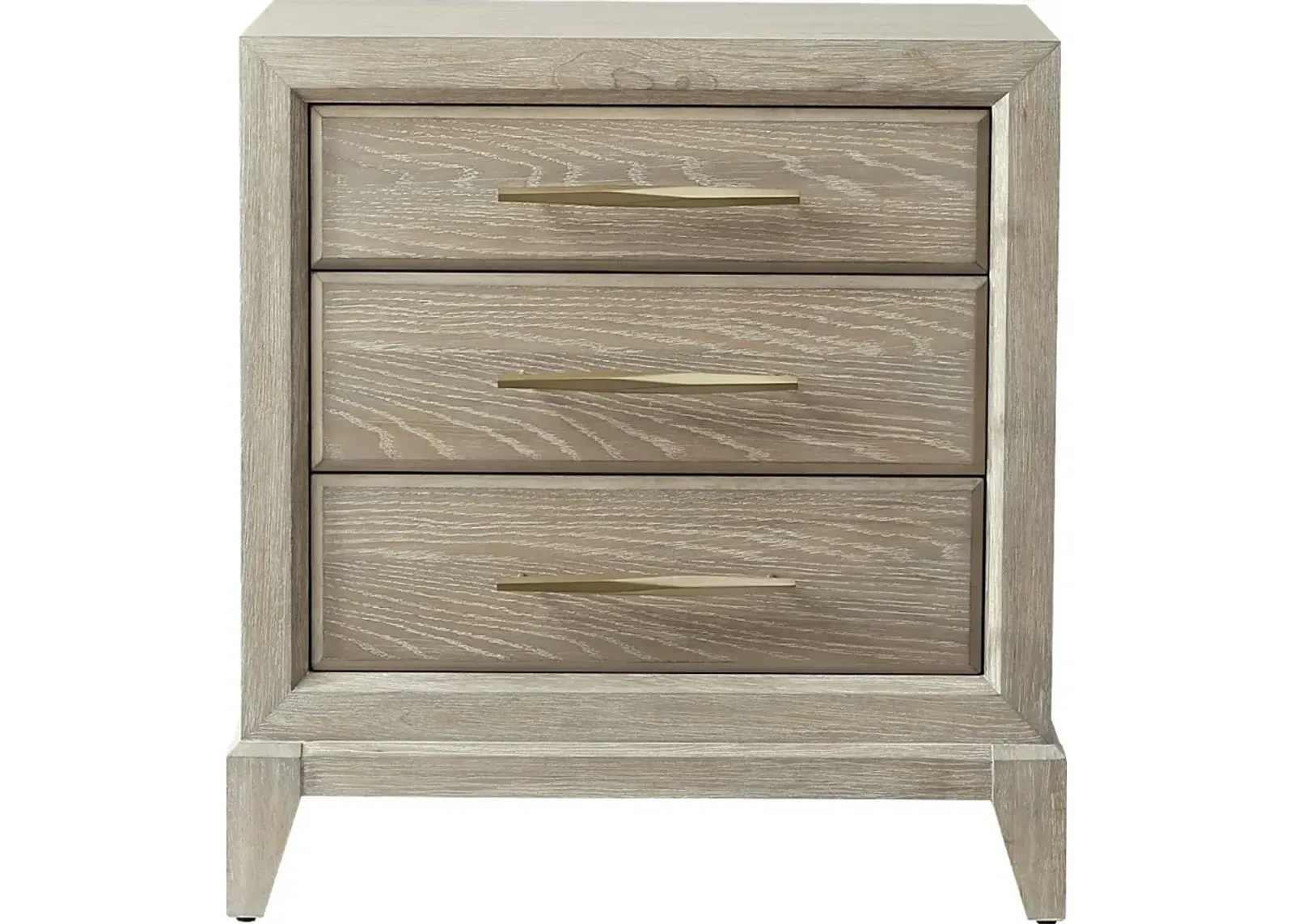 Kailey Park Light Oak 3 Drawer Nightstand