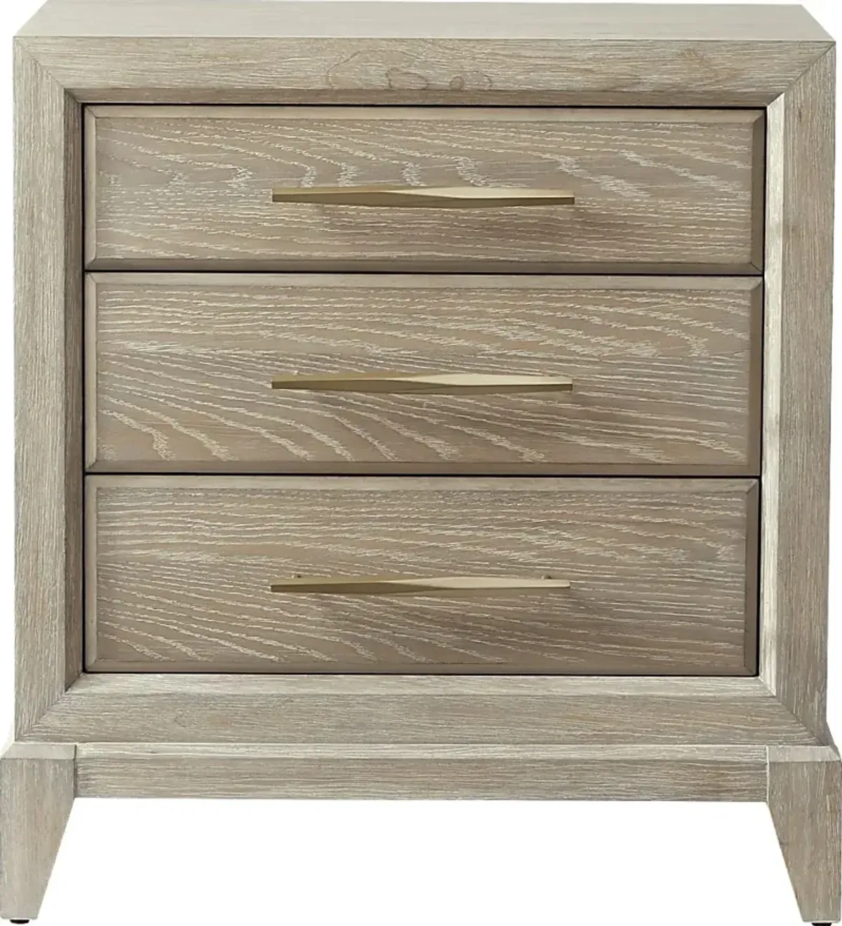 Kailey Park Light Oak 3 Drawer Nightstand