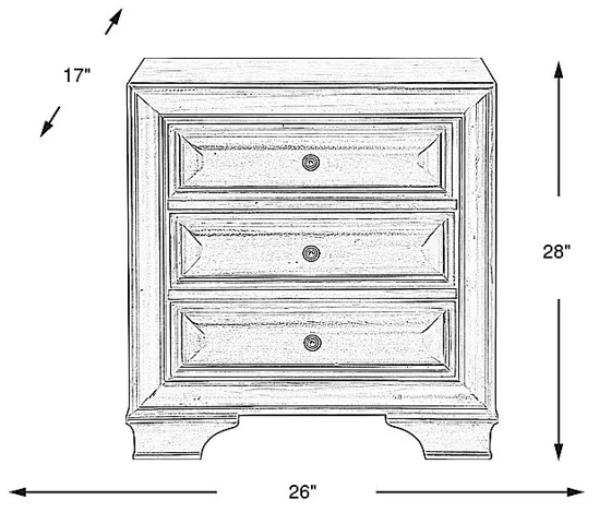 Mill Valley II Cherry Nightstand