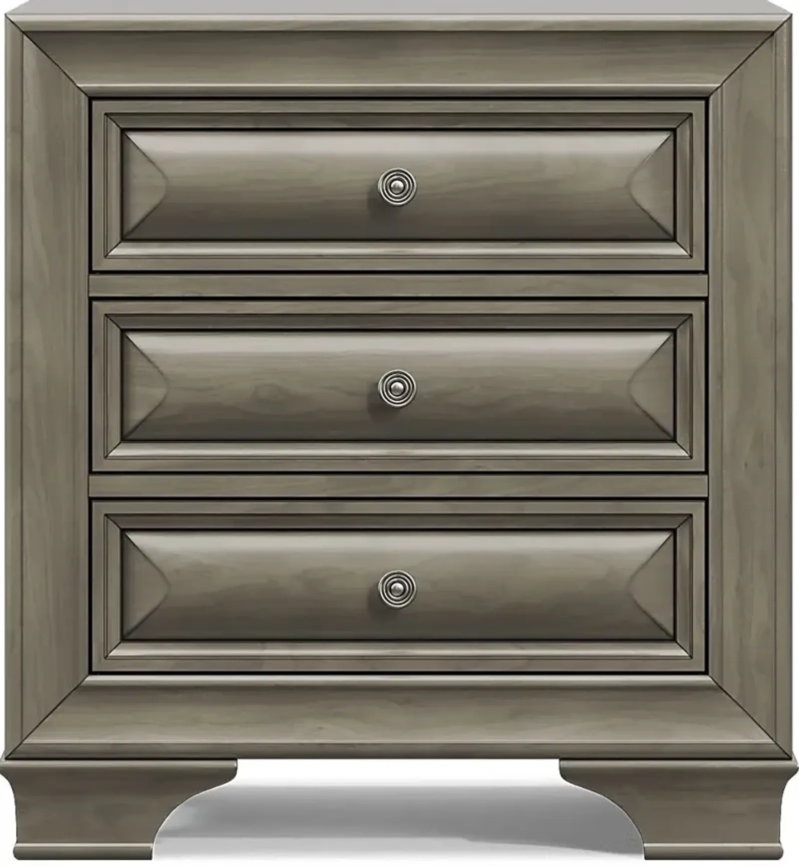 Mill Valley II Gray Nightstand