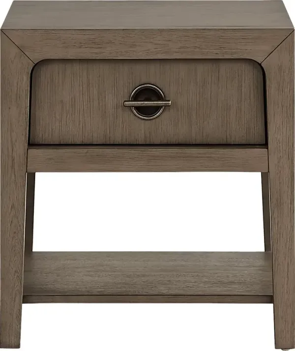 Jetty Beach Gray Nightstand