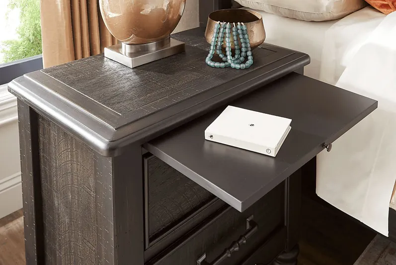 Park Grove Black Nightstand