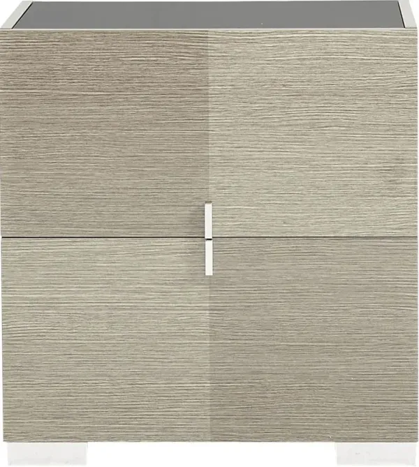 Dominique Gray Nightstand