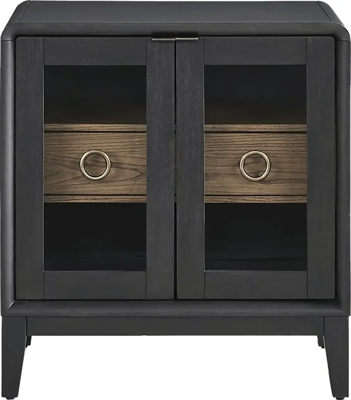 Archer Grove Black Nightstand