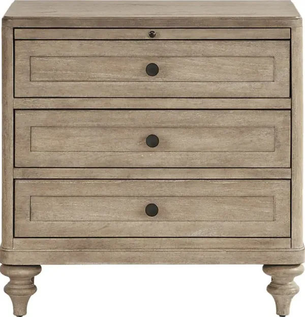 Oakwood Terrace Tan Nightstand