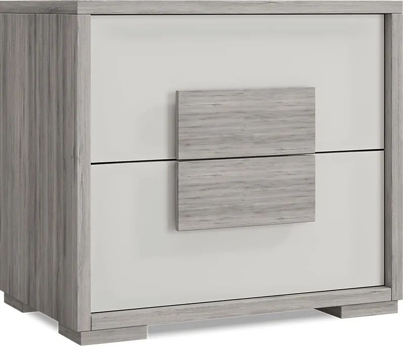 Studio Place Silver Nightstand