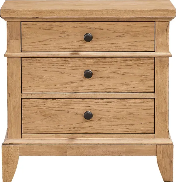 Springville Natural Nightstand