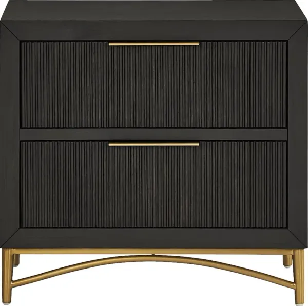 Addison Street Black Nightstand
