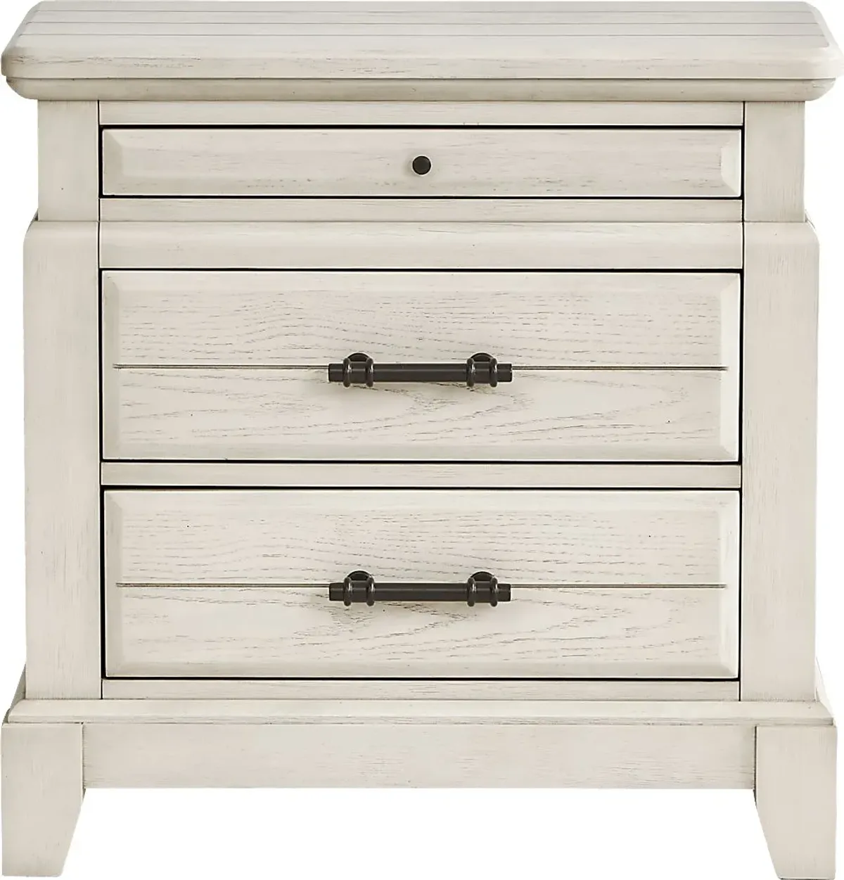 Montana Ridge White Nightstand