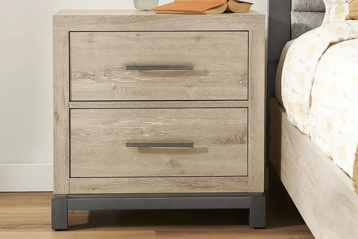 Maxton Place Natural Nightstand