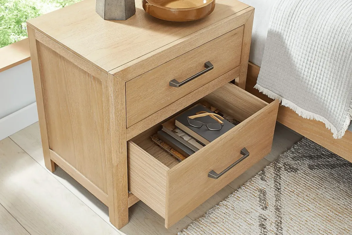 Woodley Natural Nightstand