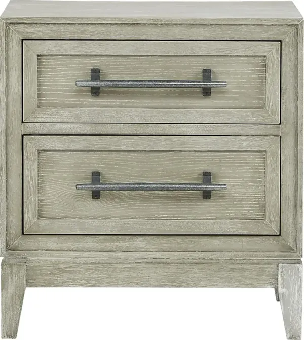 River Falls Light Gray Nightstand