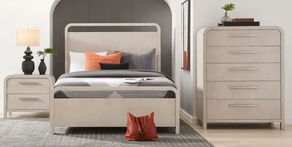 Canyon Light Gray 5 Pc King Panel Bedroom