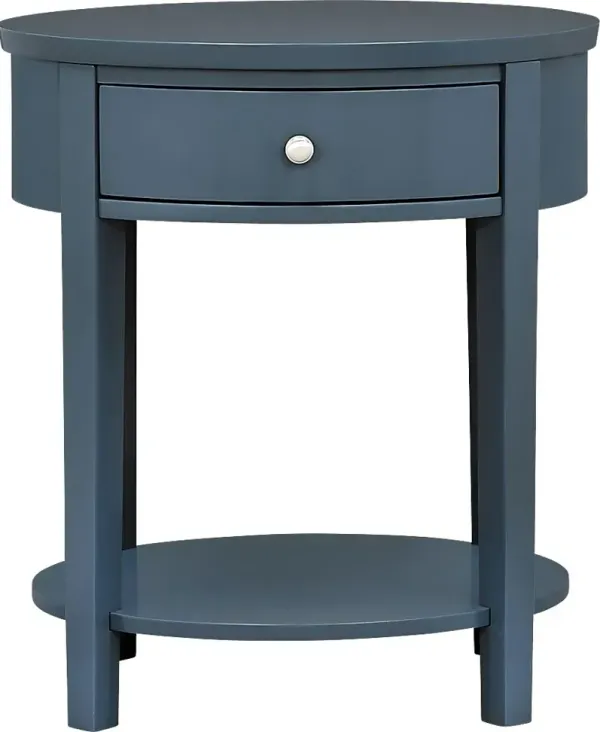 Spaulding Blue Accent Table
