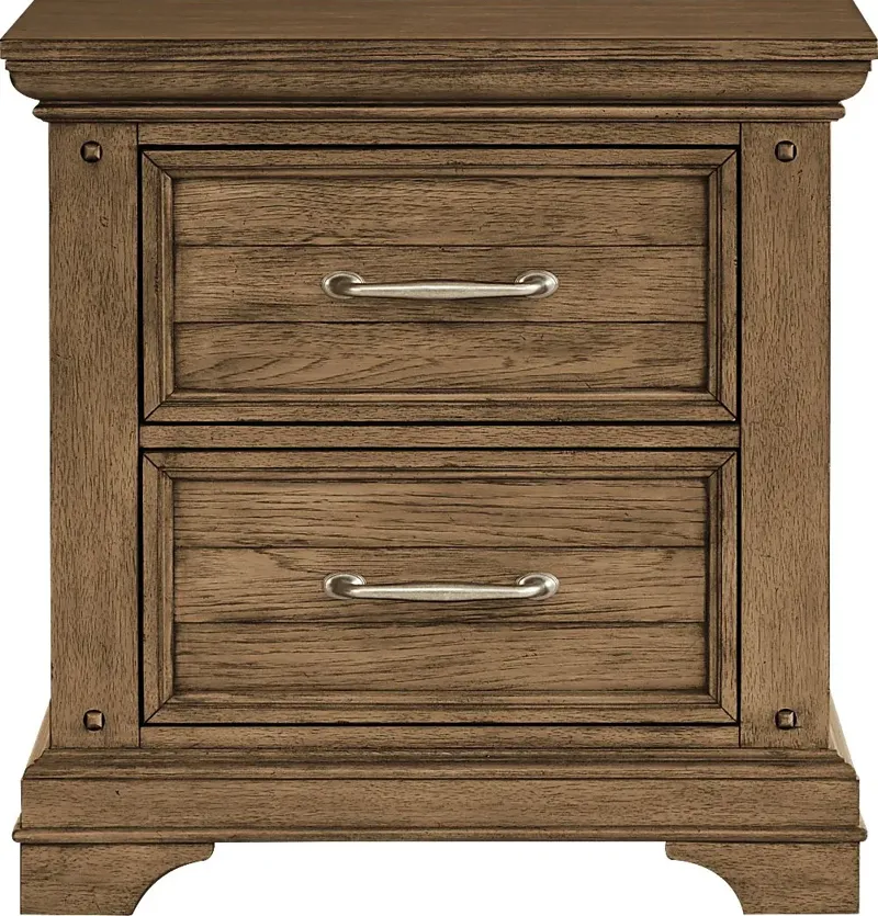 Gillon Ferry Brown Nightstand