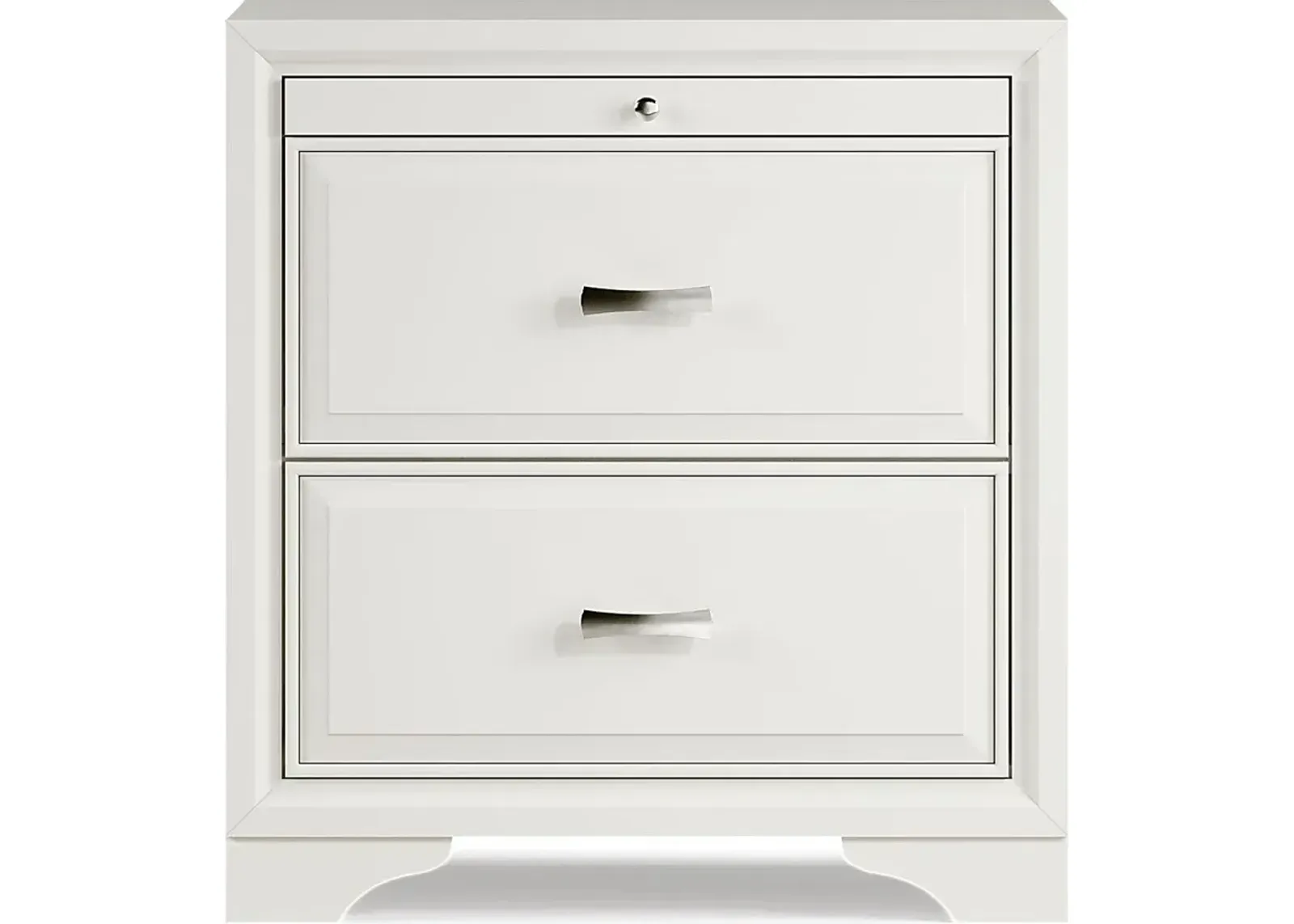 Belcourt White Nightstand