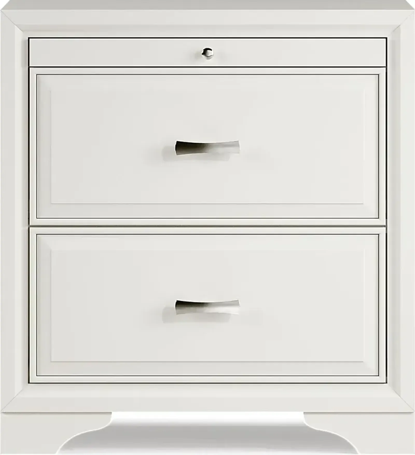 Belcourt White Nightstand