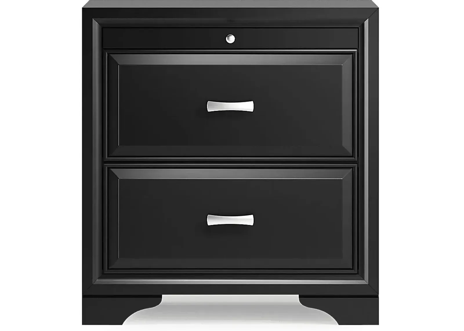 Belcourt Black Nightstand