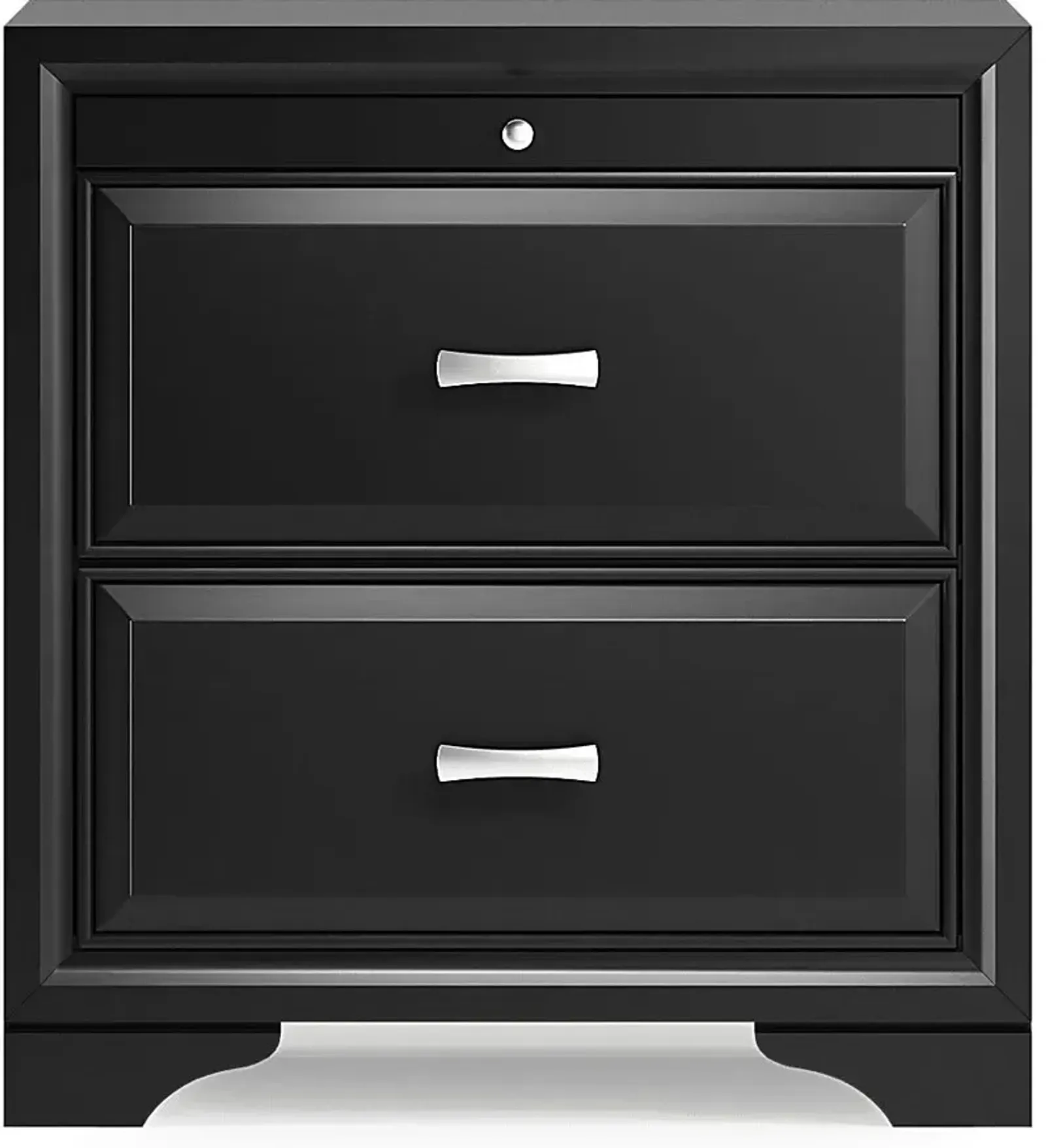 Belcourt Black Nightstand