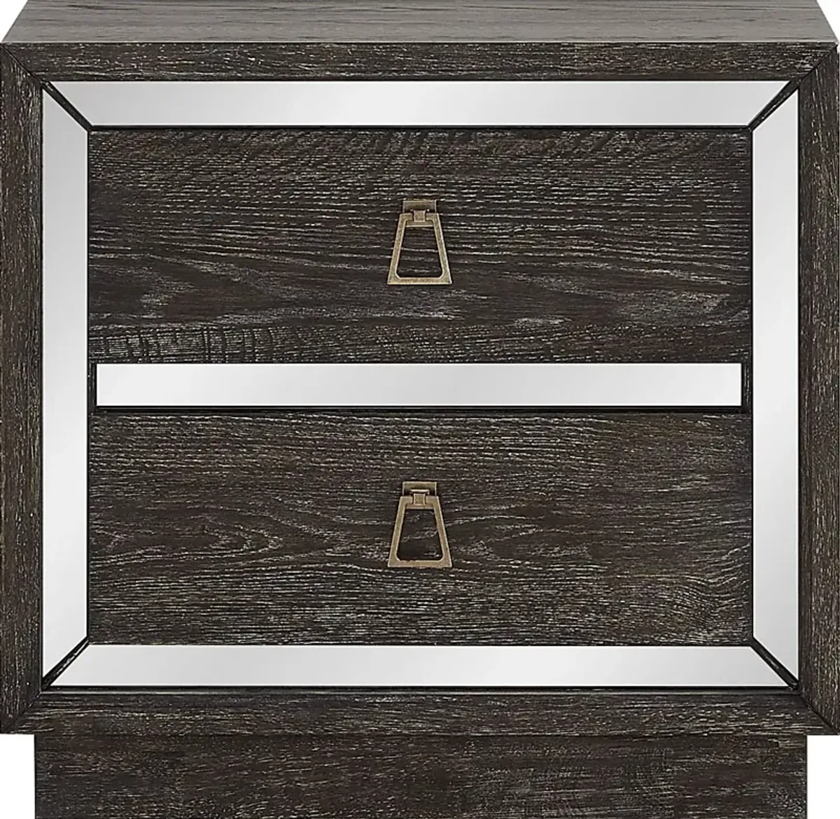 Savoy Creek Ash Gray Nightstand