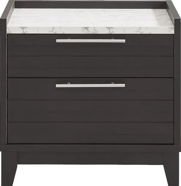Ellenbrook Black Nightstand