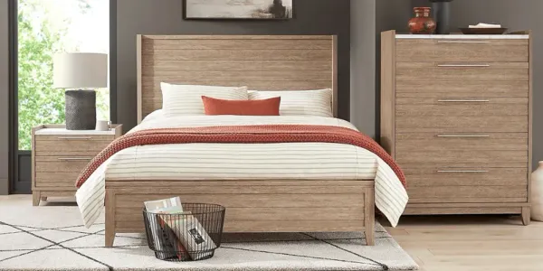 Ellenbrook Brown 5 Pc Queen Panel Bedroom