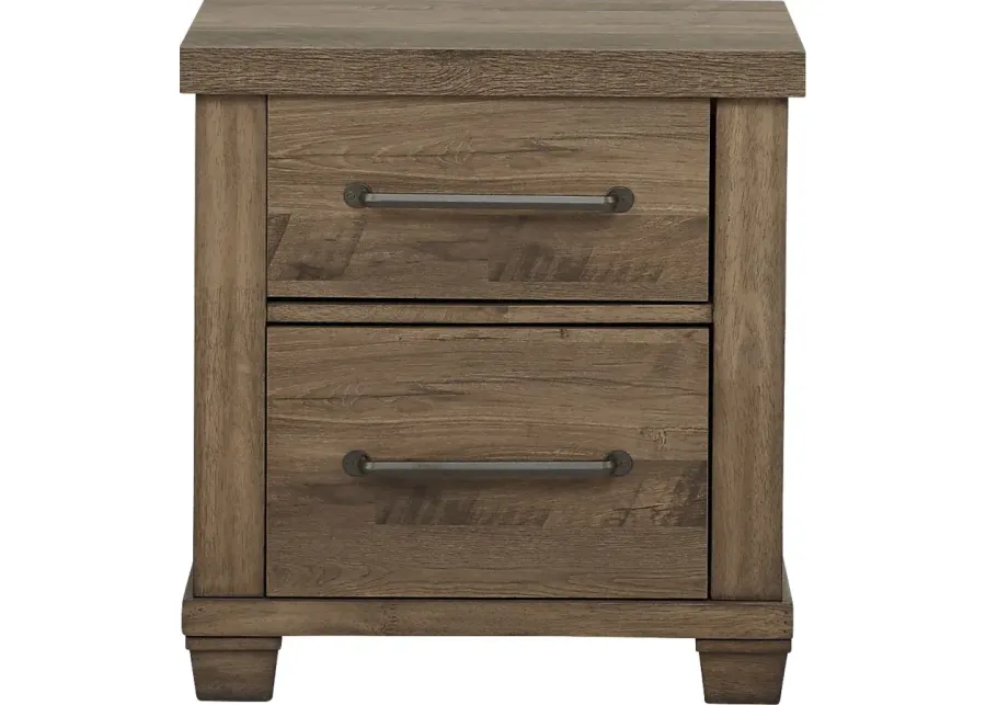 Woodcreek Brown Nightstand