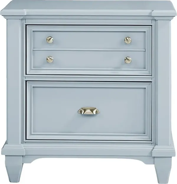 Hilton Head Blue Nightstand