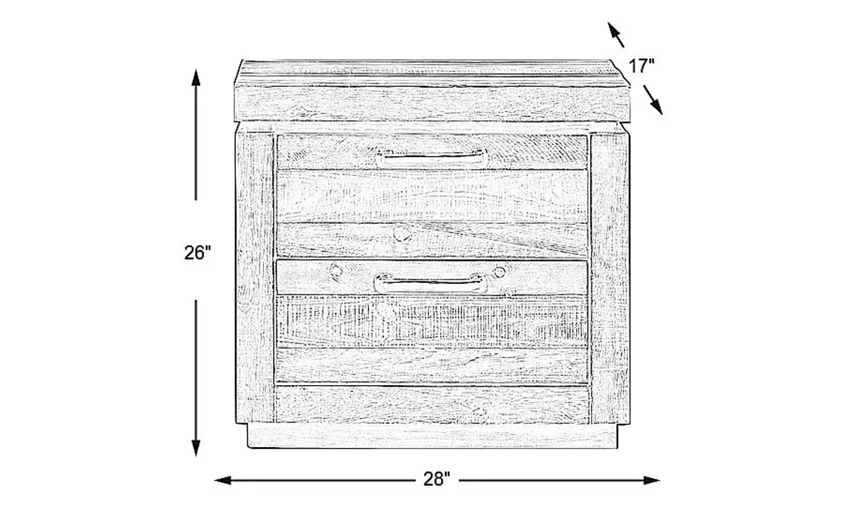 Westover Hills Brown Nightstand