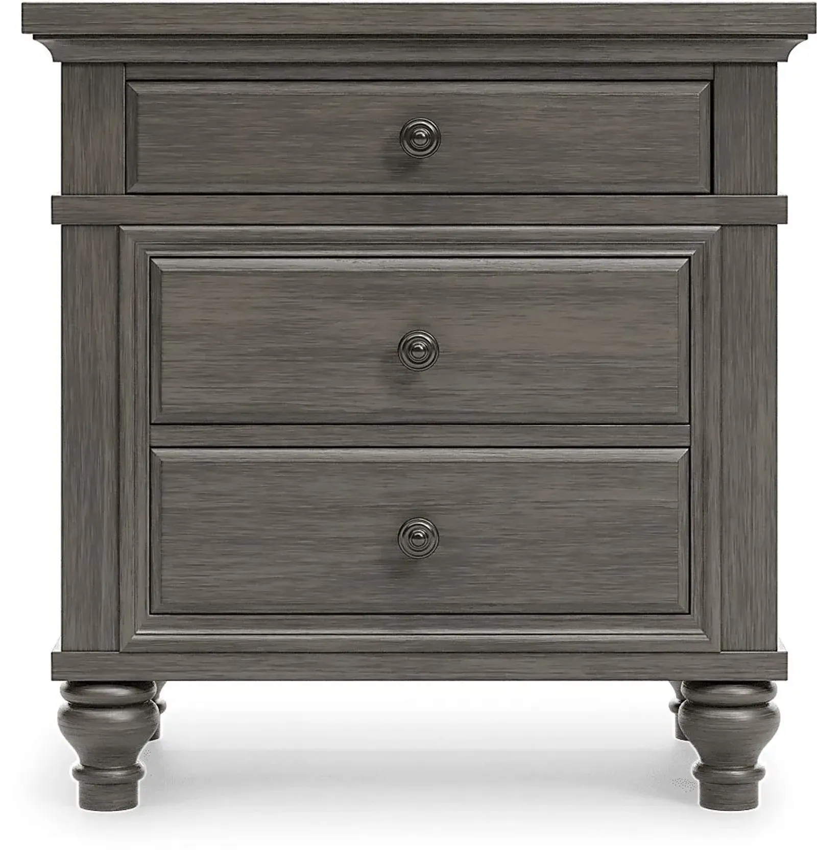 Lake Town Gray Nightstand